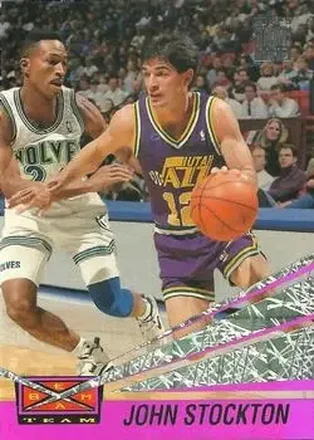 1993-94 Stadium Club #19 Beam Team John Stockton