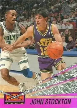 1993-94 Stadium Club #19 Beam Team John Stockton
