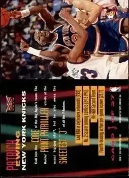 Back of Patrick Ewing