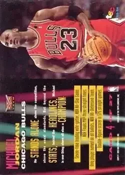 Back of Michael Jordan