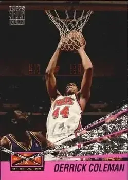 1993-94 Stadium Club #7 Beam Team Members Only Derrick Coleman