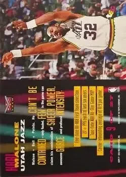 Back of Karl Malone
