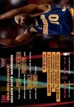 Back of Tim Hardaway