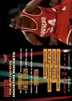 Back of Hakeem Olajuwon