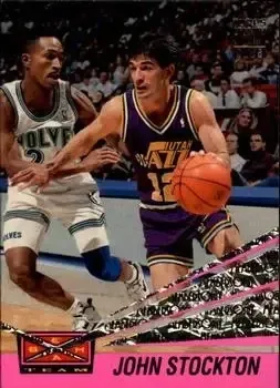 1993-94 Stadium Club #19 Beam Team Members Only John Stockton