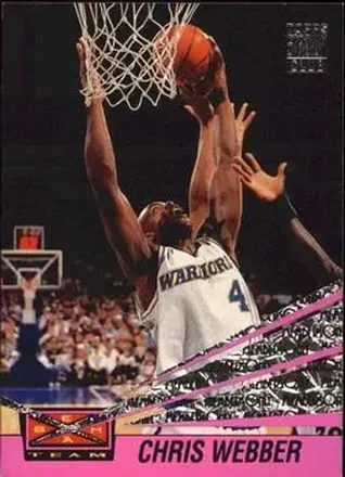 1993-94 Stadium Club #21 Beam Team Members Only Chris Webber