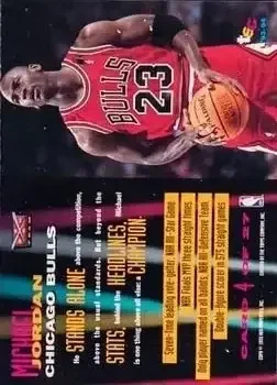Back of Michael Jordan
