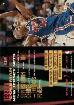 Back of Derrick Coleman