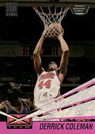 1993-94 Stadium Club #7 Beam Team Members Only Gold Stamp Derrick Coleman