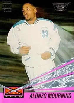 1993-94 Stadium Club #10 Beam Team Members Only Gold Stamp Alonzo Mourning