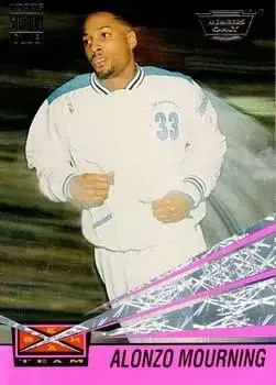 1993-94 Stadium Club #10 Beam Team Members Only Gold Stamp Alonzo Mourning