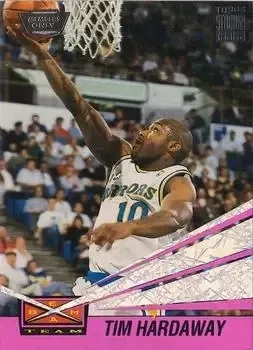 1993-94 Stadium Club #11 Beam Team Members Only Gold Stamp Tim Hardaway