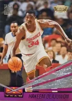 1993-94 Stadium Club #12 Beam Team Members Only Gold Stamp Hakeem Olajuwon