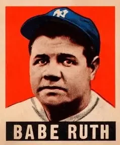Front of Babe Ruth