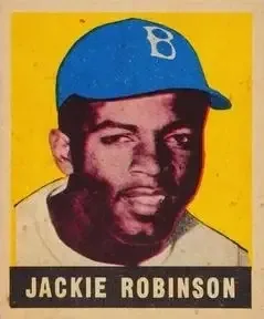 1948-49 Leaf #79 Jackie Robinson