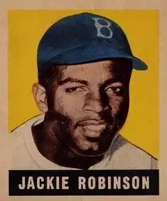 Front of Jackie Robinson