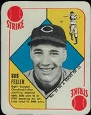 1951 Topps Red Backs #22 Bob Feller