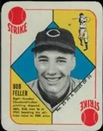 1951 Topps Red Backs #22 Bob Feller