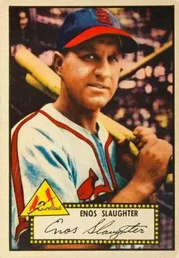 1952 Topps #65 Enos Slaughter