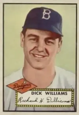 1952 Topps #396 Dick Williams
