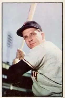 1953 Bowman Color #80 Ralph Kiner