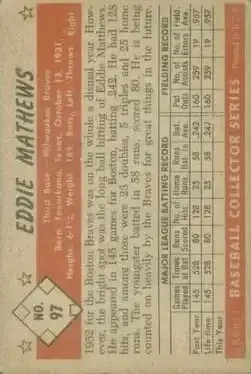 Back of Ed Mathews