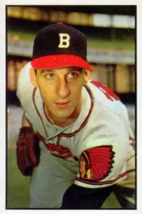 1953 Bowman Color #99 Warren Spahn