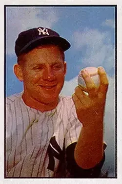 1953 Bowman Color #153 Ed "Whitey" Ford