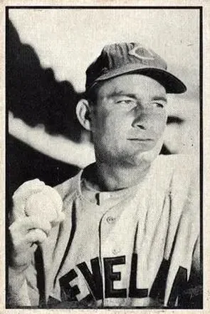 1953 Bowman Black & White #27 Bob Lemon
