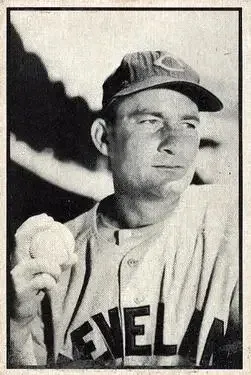 1953 Bowman Black & White #27 Bob Lemon
