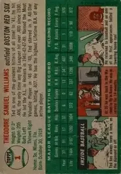 Back of Ted Williams