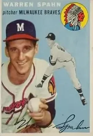1954 Topps Canadian #20 Warren Spahn