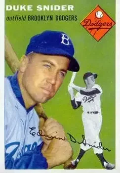 Front of Edwin "Duke" Snider