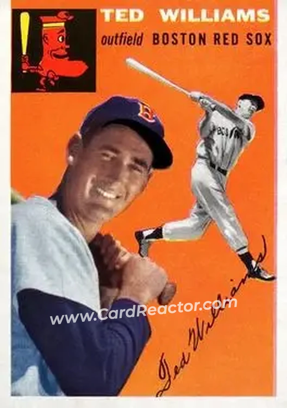 Front of Ted Williams