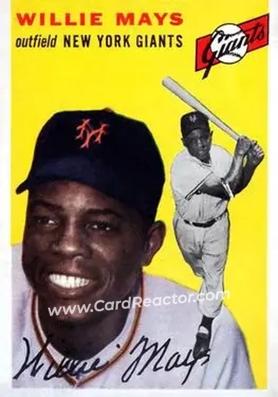 Front of Willie Mays