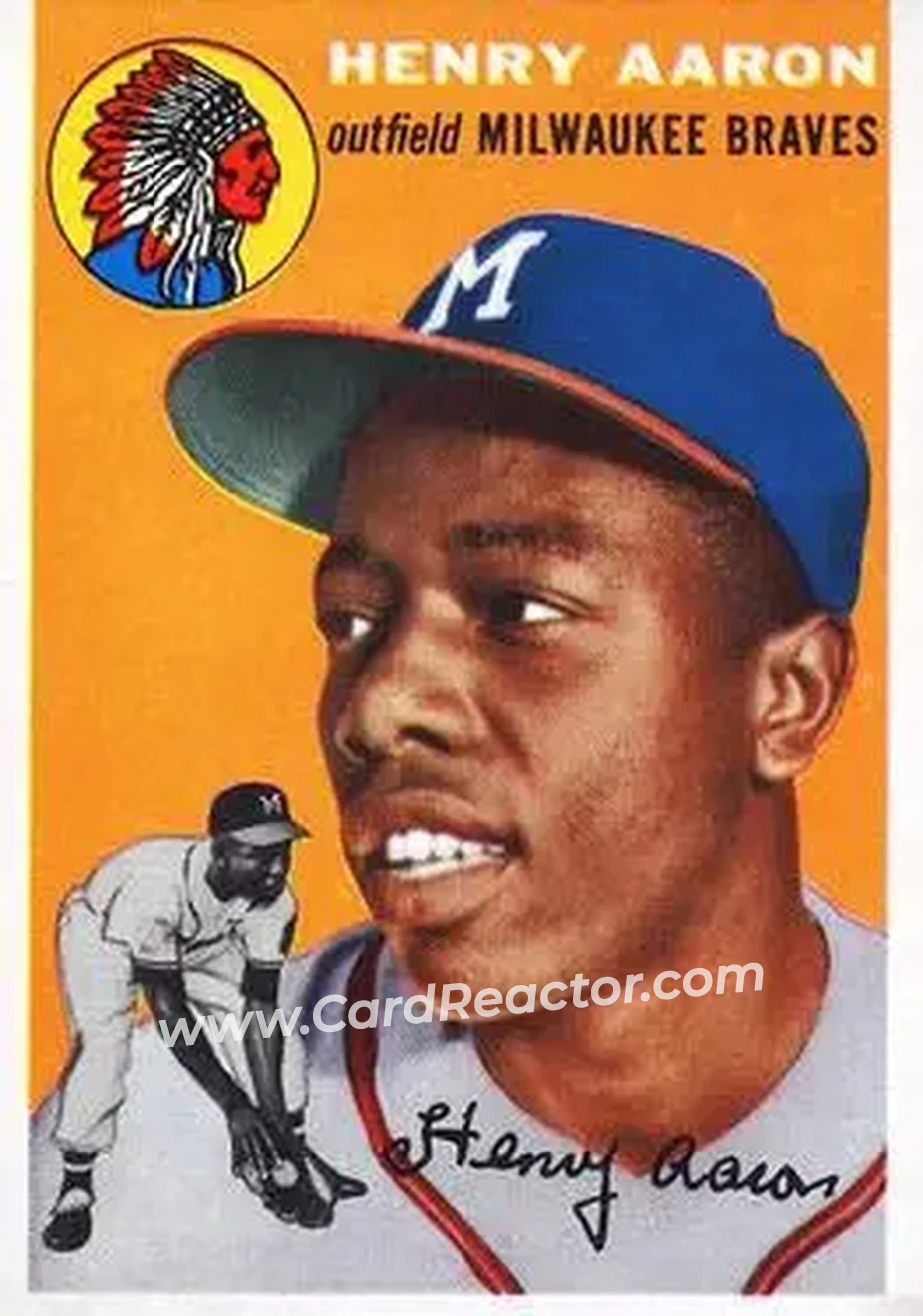 Front of Hank Aaron