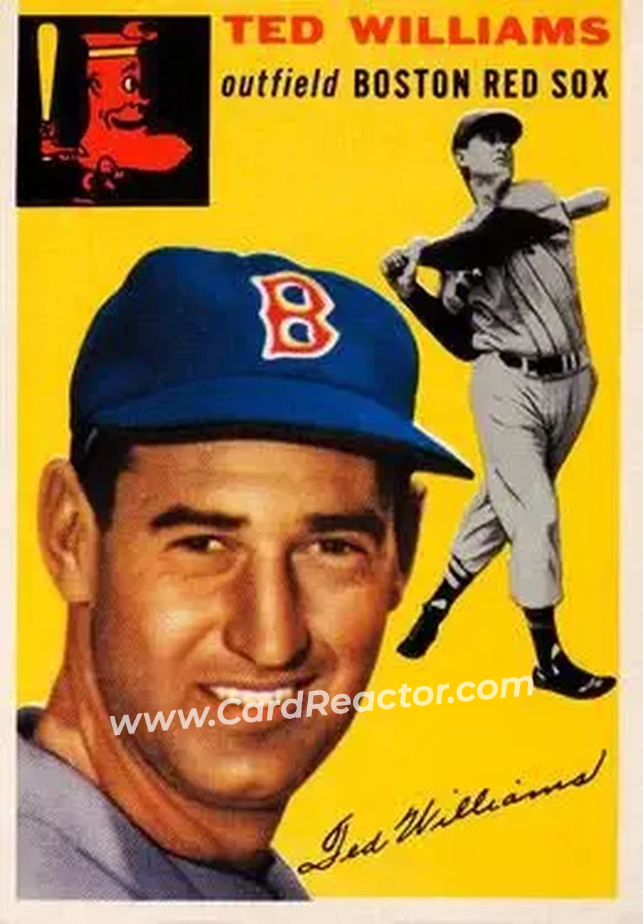 Front of Ted Williams