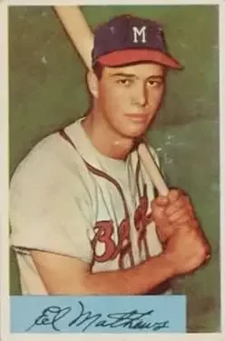 1954 Bowman #64 Ed Mathews