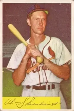 1954 Bowman #110 Al Schoendienst