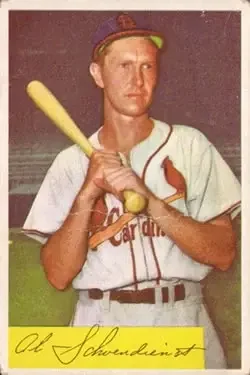 1954 Bowman #110 Al Schoendienst