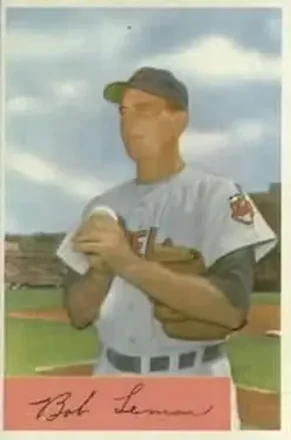 1954 Bowman #196 Bob Lemon
