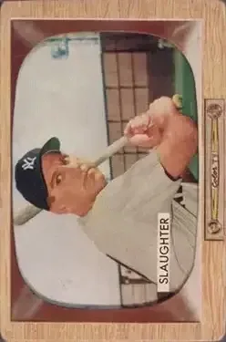 1955 Bowman #60 Enos Slaughter