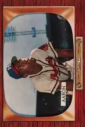 1955 Bowman #179 Hank Aaron