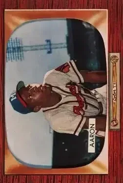 1955 Bowman #179 Hank Aaron