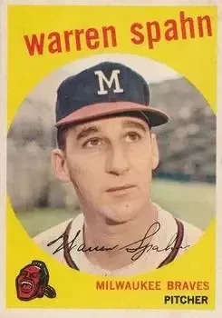 1959 Topps Venezuelan #40 Warren Spahn