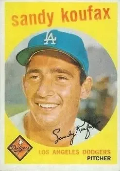 1959 Topps Venezuelan #163 Sandy" Koufax