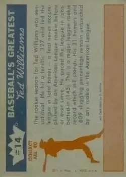 Back of Ted Williams