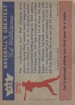 Back of Ted Williams