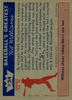 Back of Ted Williams