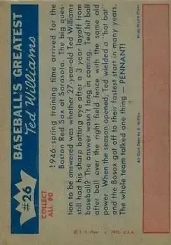 Back of Ted Williams